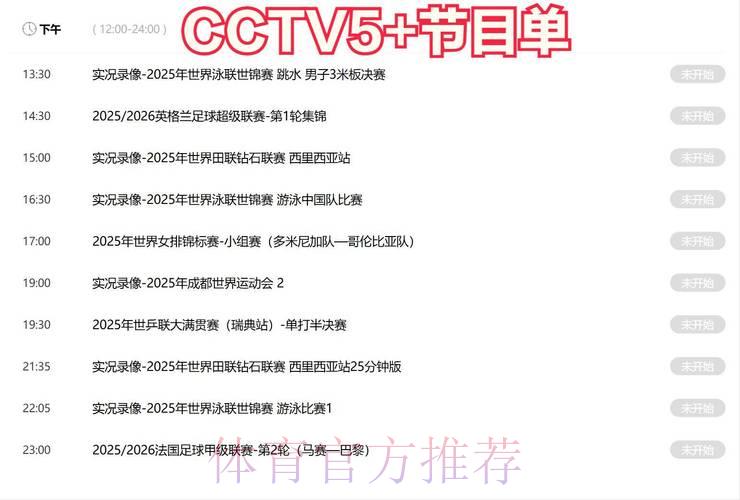 央视五套世界杯赛事高清直播完整收看攻略 央视五套世界杯赛事高清直播完整收看攻略
